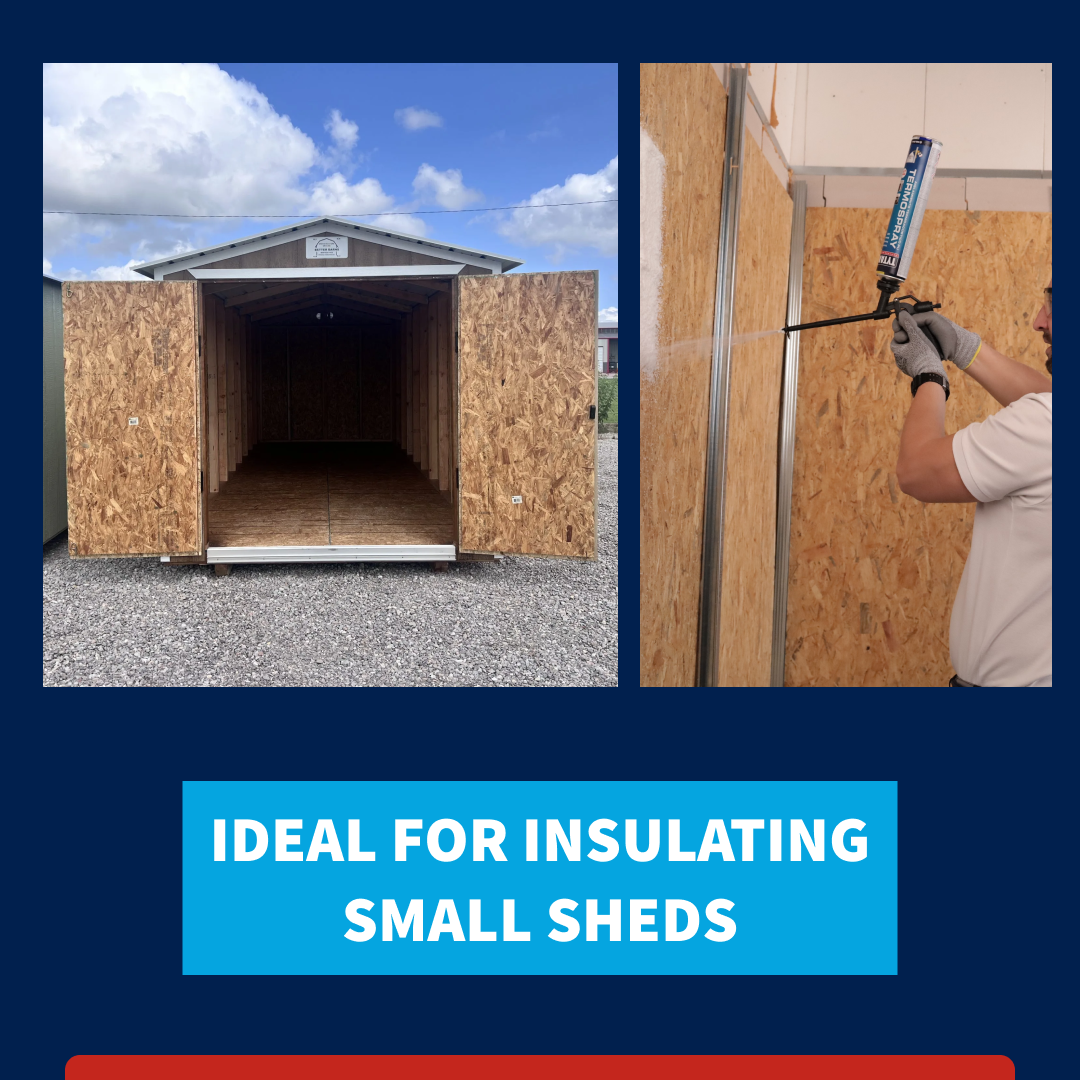 Thermospray Spray Foam Insulation Kit 29 oz (18 Pack) for Insulation & Air Sealing