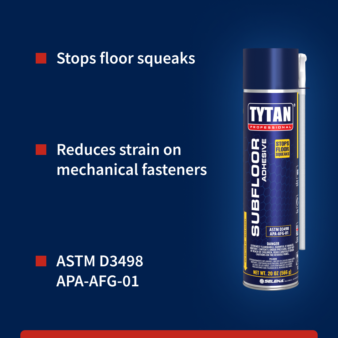 Subfloor Adhesive 20 oz. Straw Foam