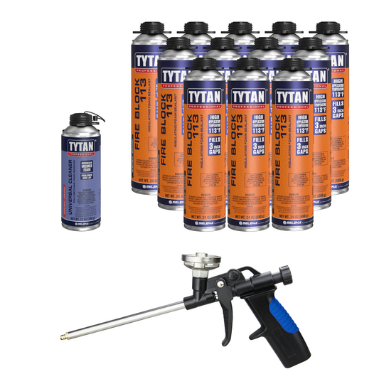 Fire Block 113 24 oz. Gun Foam (12 Can Kit)