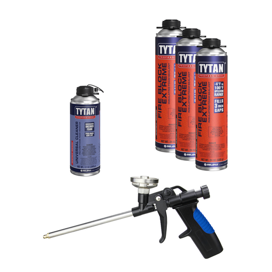 Fire Block Extreme 24 oz. Gun Foam (3 Can Kit)