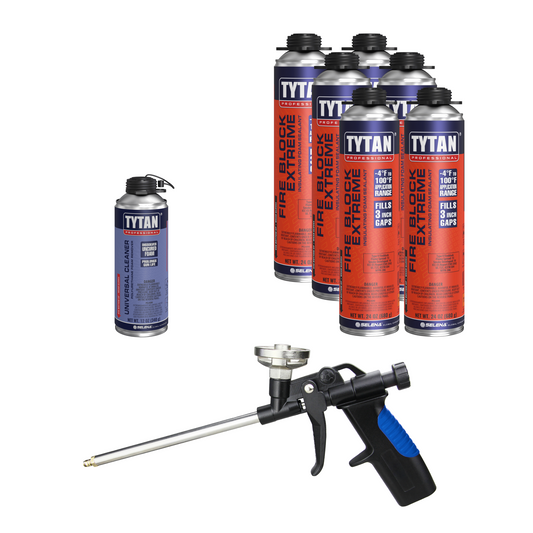 Fire Block Extreme 24 oz. Gun Foam (6 Can Kit)
