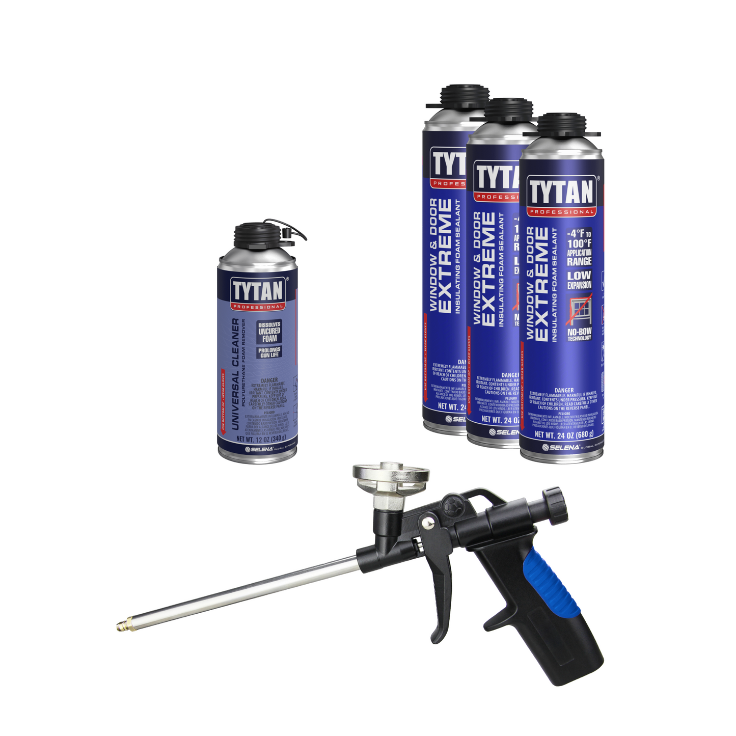 Window and Door Extreme 24 oz. Gun Foam (3 Can Kit)