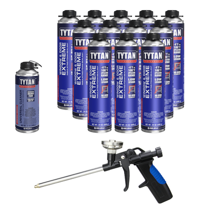 Window and Door Extreme 24 oz. Gun Foam (12 Can Kit)