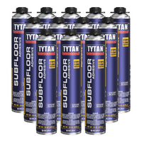 Subfloor Adhesive 29 oz Gun Foam (Case) subfloor and joist glue for framing and decks