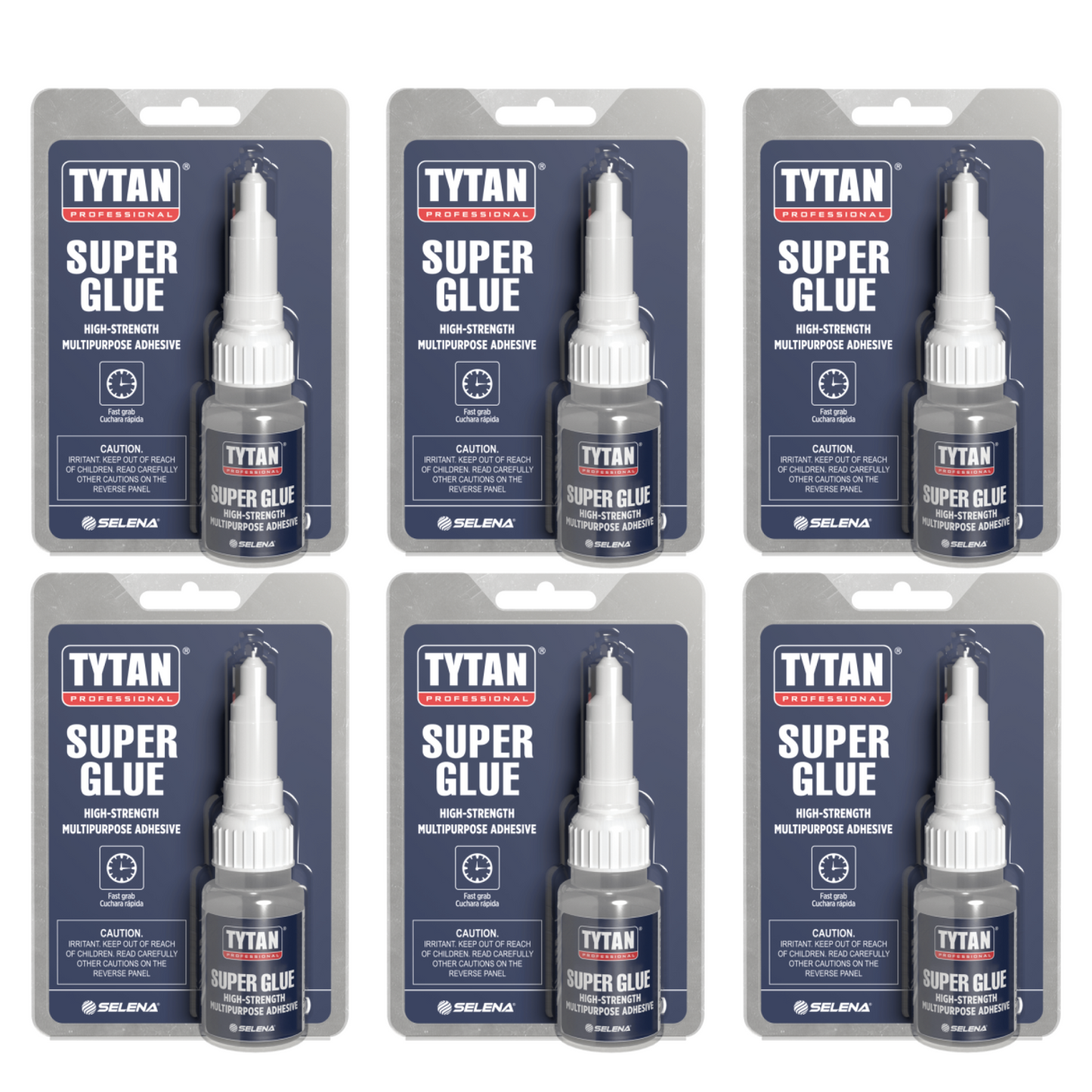 Super Glue 0.7 oz (20g) 12 Pack – Fast Dry Clear Cyanoacrylate Adhesive – Strong Instant Bond for Plastic, Metal, Wood, Rubber & More