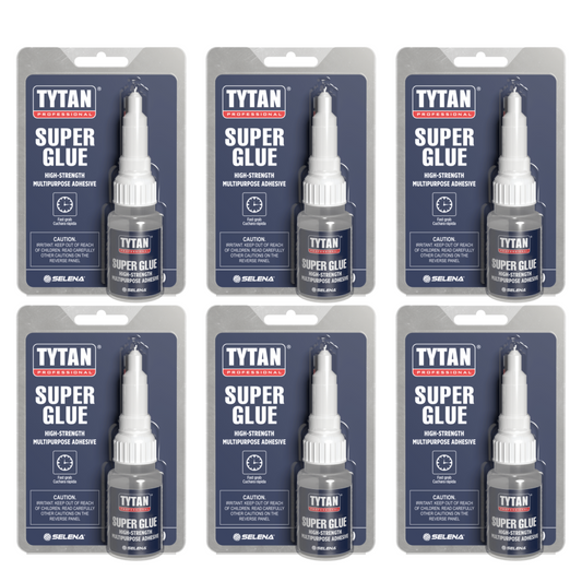 Super Glue 0.7 oz (20g) 12 Pack – Fast Dry Clear Cyanoacrylate Adhesive – Strong Instant Bond for Plastic, Metal, Wood, Rubber & More