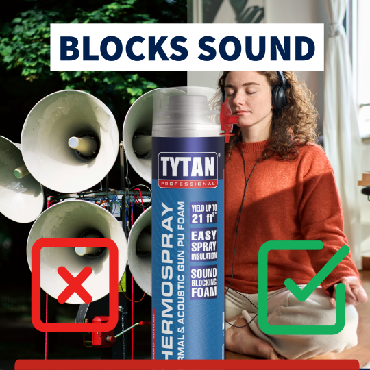 Thermospray Spray Foam Insulation Kit 29 oz (3 Pack) for Insulation & Air Sealing